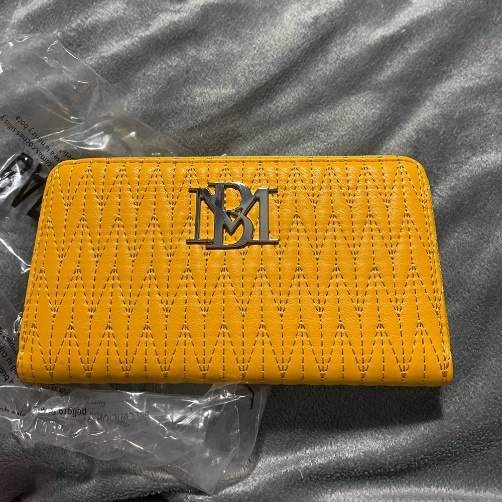 Yellow Quilted Bradley Wallet